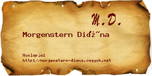 Morgenstern Diána névjegykártya